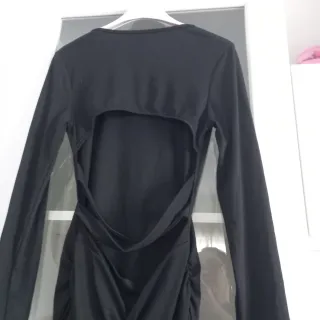 Tubino nero schiena scoperta tg S