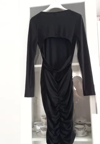 Tubino nero schiena scoperta tg S