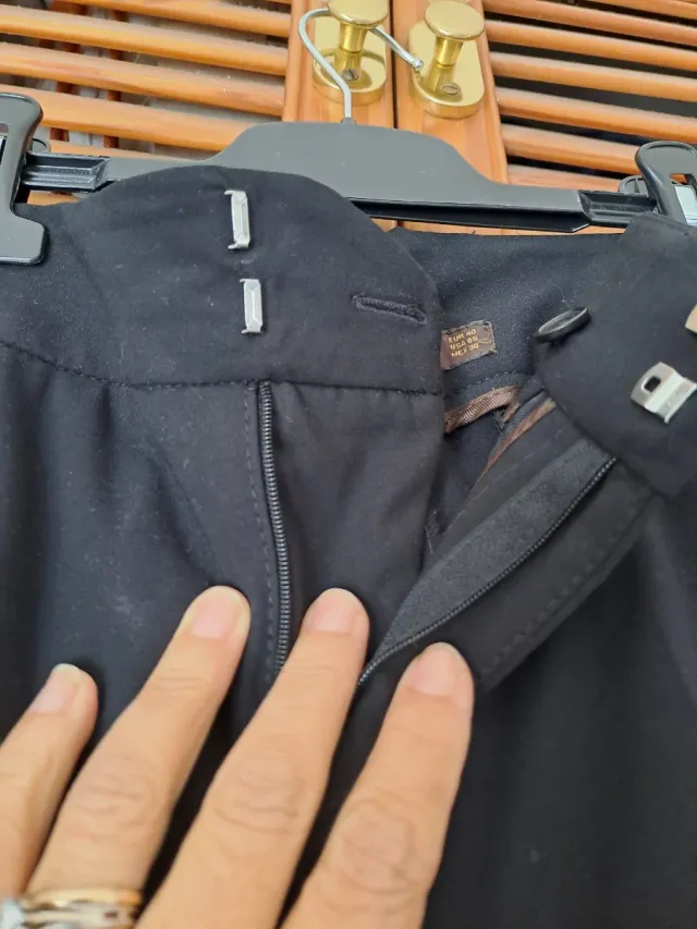 Pantalón vestir Zara negro