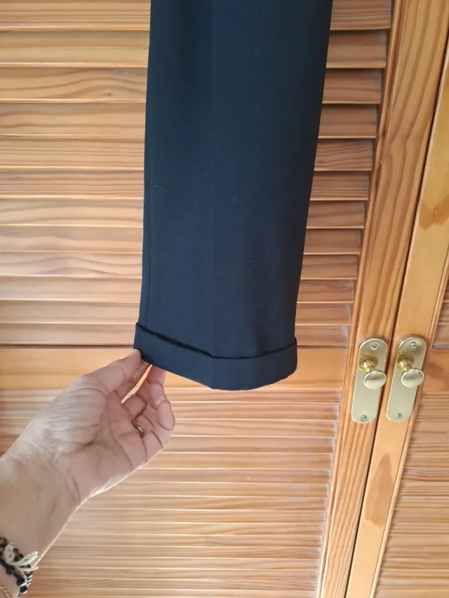 Pantalón vestir Zara negro