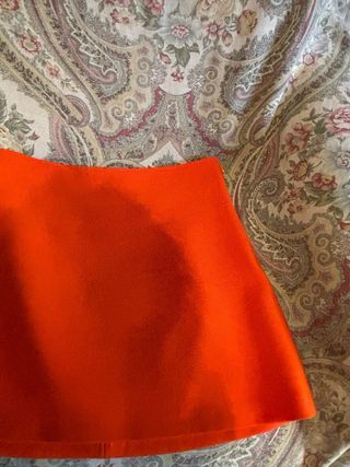 Minigonna Zara svasata arancione