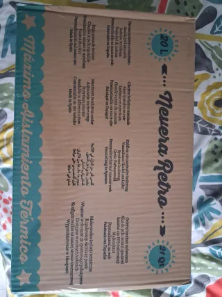 Nevera Polarbox Retro 20L Menta