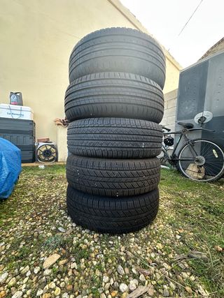 5 neumáticos, 235/65 R17 MichelinRoadX y Goodyear