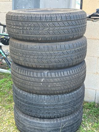 5 neumáticos, 235/65 R17 MichelinRoadX y Goodyear