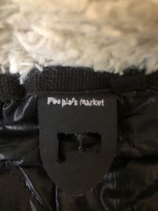 Cazadora de hombre azul y marrón