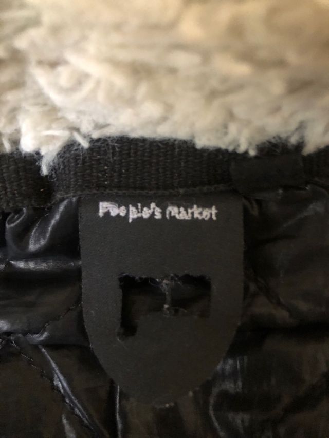 Cazadora de hombre azul y marrón