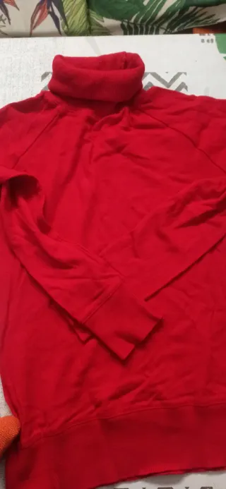 2 Jerséis Mujer Talla M Naranja y otro Rojo