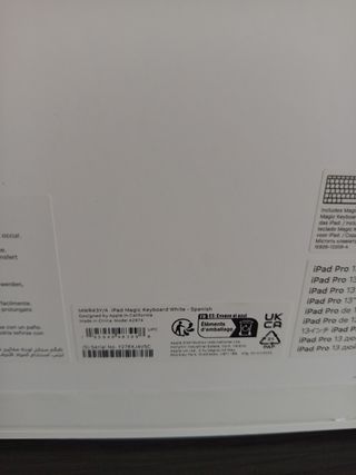 Teclado iPad Magic Keyboard 13" M4 blanco