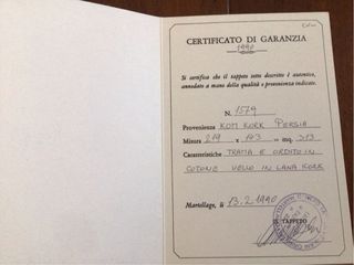 Tappeto Qum Kork lana