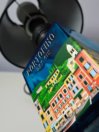 Lampada artigianale bottiglia Portofino