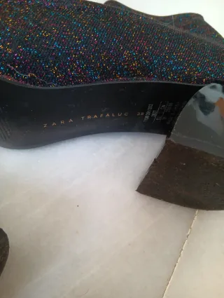 Botines elásticos multicolor T.38