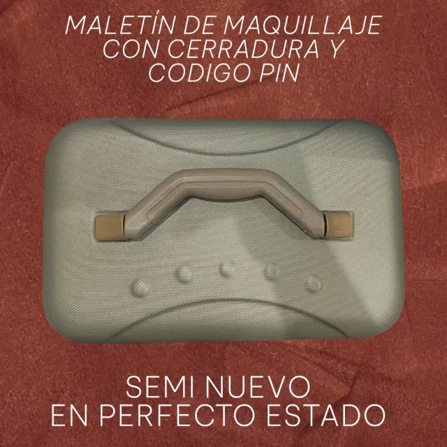 Maletín maquillaje con cerradura y código pin