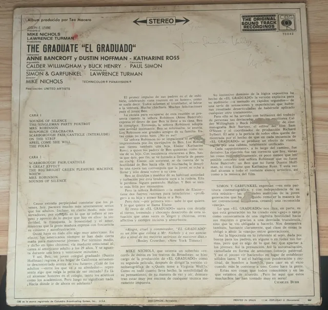 BSO El Graduado - Simon & Garfunkel