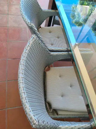 Mesa y 6 Sillas Jardín