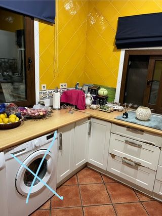 Muebles cocina con fregadero y vitrocerámica