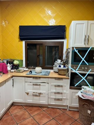 Muebles cocina con fregadero y vitrocerámica