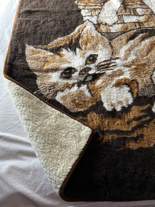 Manta Cama 90 Borreguito Perro Gato