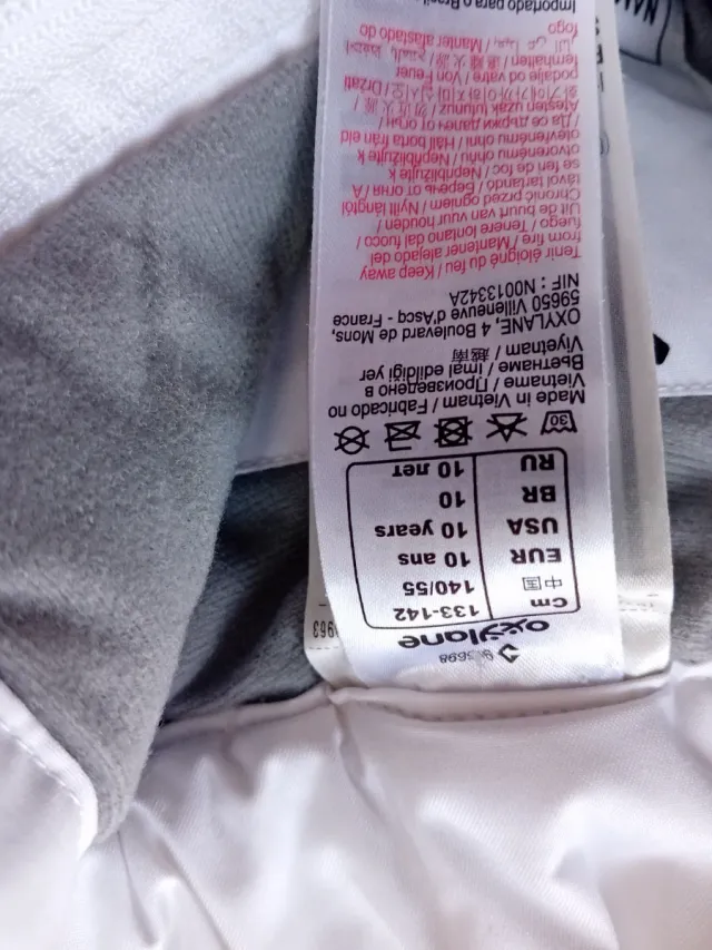 Pantalones de nieve blancos talla 10