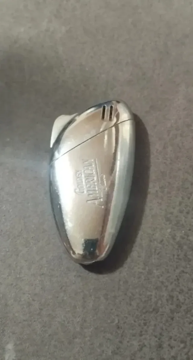 Accendino Metallico Golden American Classic Vintage