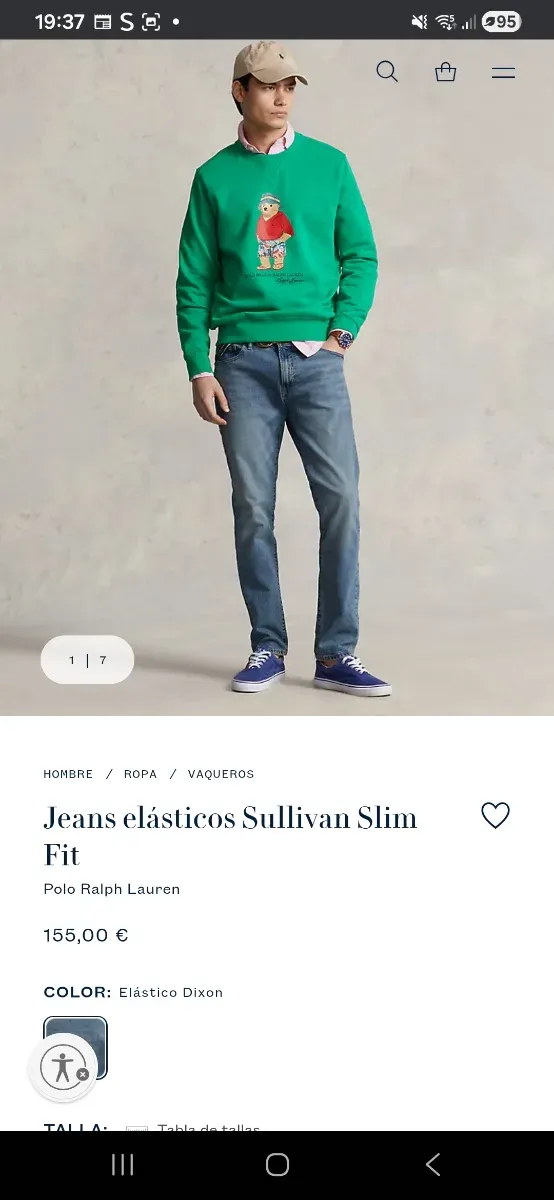 Pantalón Polo Ralph Lauren Sullivan Slim