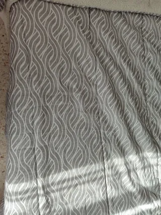 Edredón borrego matrimonial gris