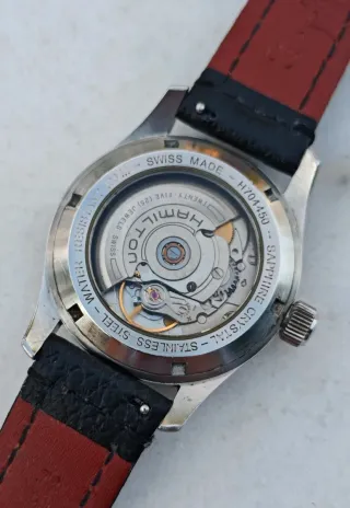 Hamilton Khaki Field Automático Plata y Negro