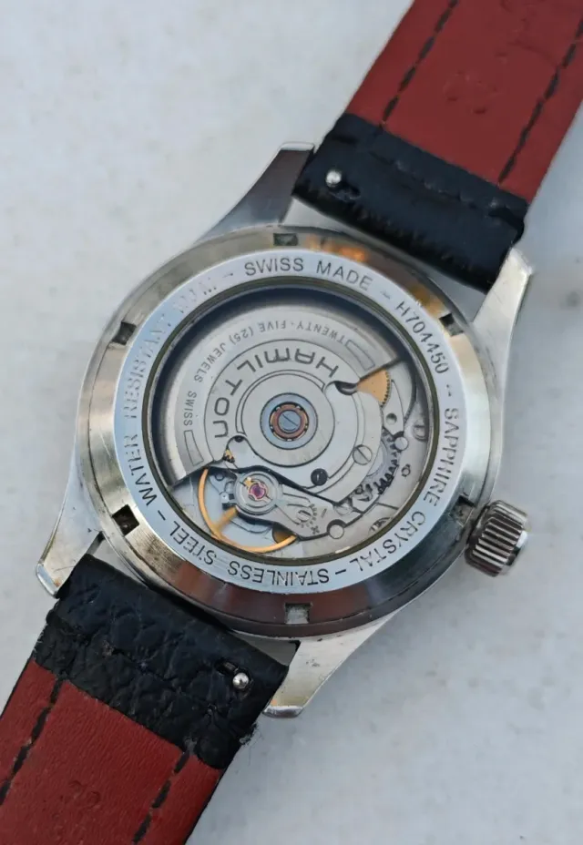 Hamilton Khaki Field Automático Plata y Negro