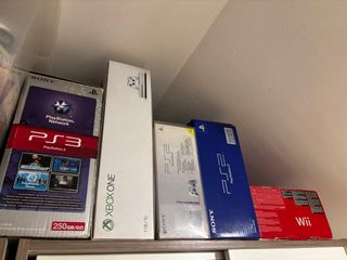 Lote Consolas PS2 (x2), PS3, Xbox One, Wii 25th