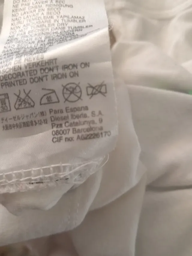 Camiseta sin mangas Diesel vintage años 2000