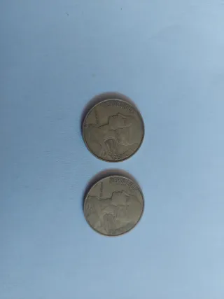 2 Monedas 20 Céntimos Francia 1963