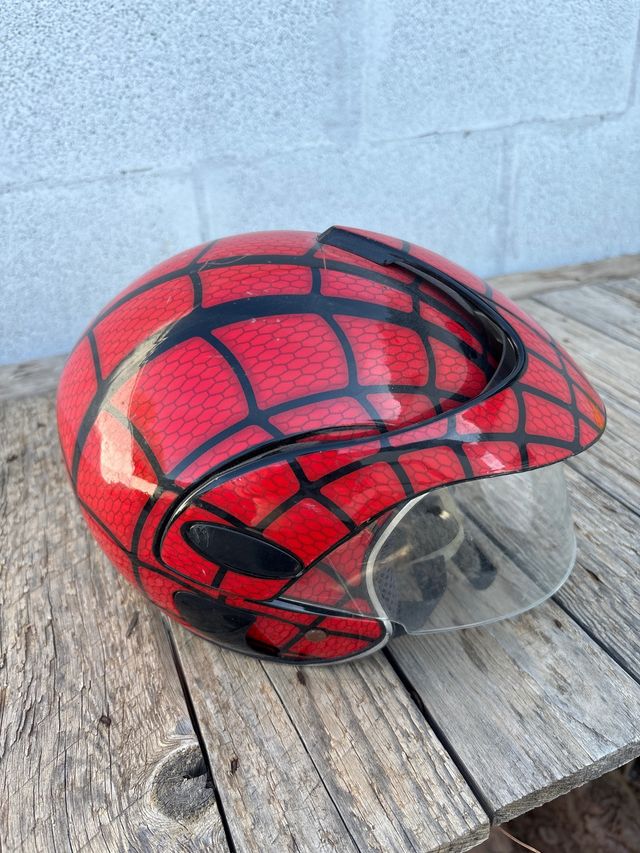 Casco Infantil Spiderman