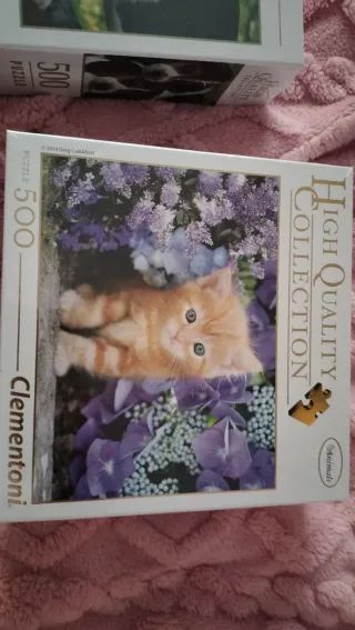 Pack 2 Puzzles Clementoni 500 Piezas Animales