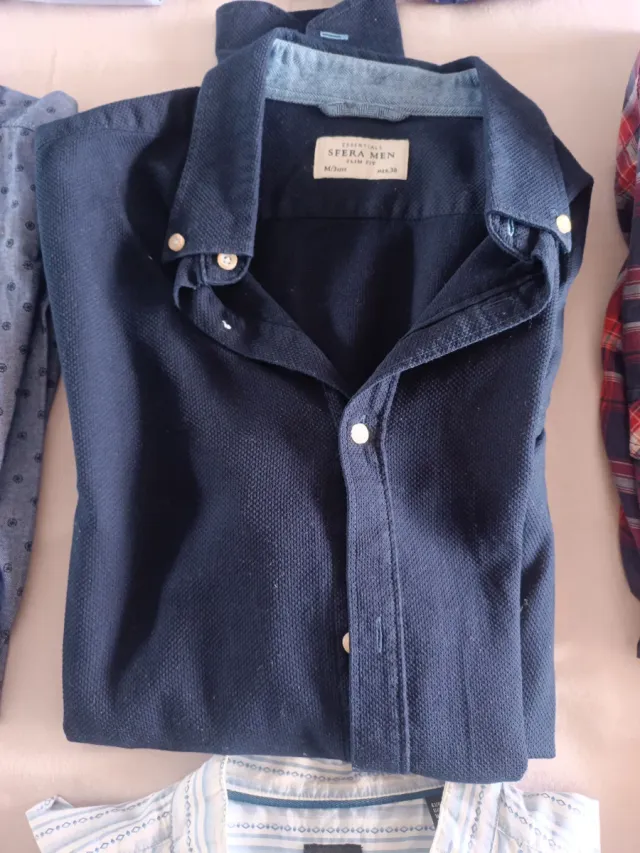 Lote 15 Camisas Varias Marcas Talla M y L