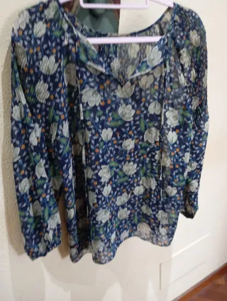 Vestido Zara lunares negro talla L