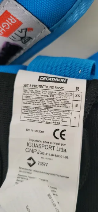 Protecciones bici/patinete/skate para ñiñ@s. T XS