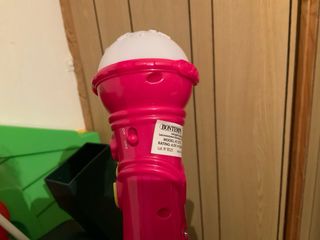 Microfono Giocattolo Rosa con Luci