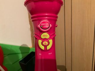 Microfono Giocattolo Rosa con Luci