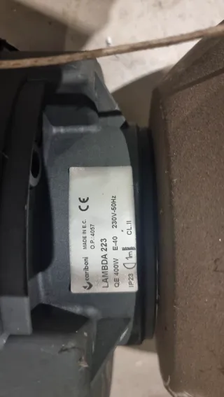 Campana de luz industrial