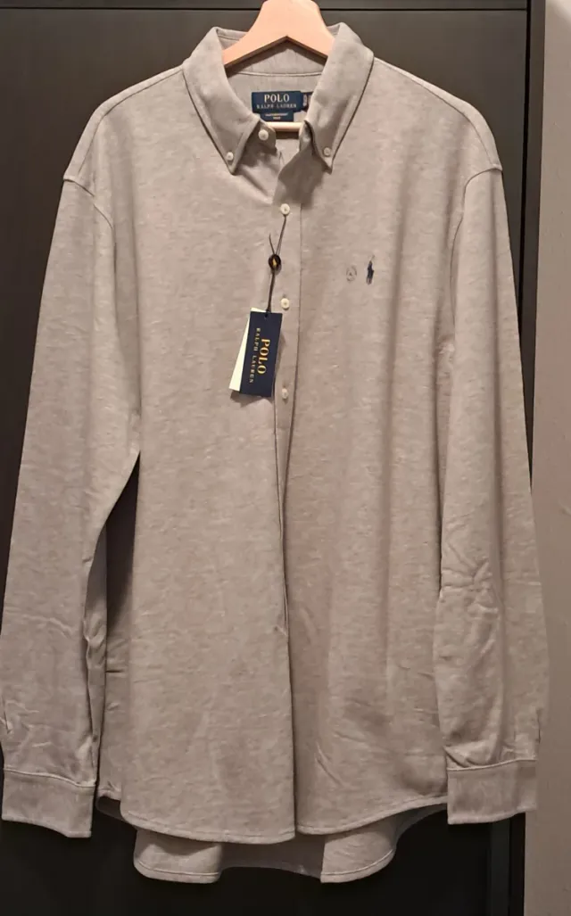 Camisa Polo Ralph Lauren Gris XL
