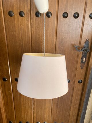 Lámpara de techo tela