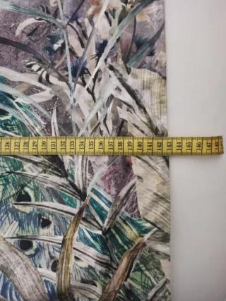 Funda nórdico pavo real y flores