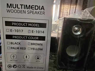 Altavoces LEERFEI Negros y Plateados