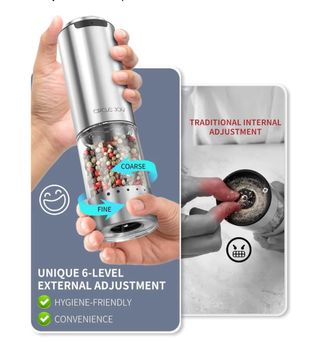 Molinillo Pimienta Recargable USB