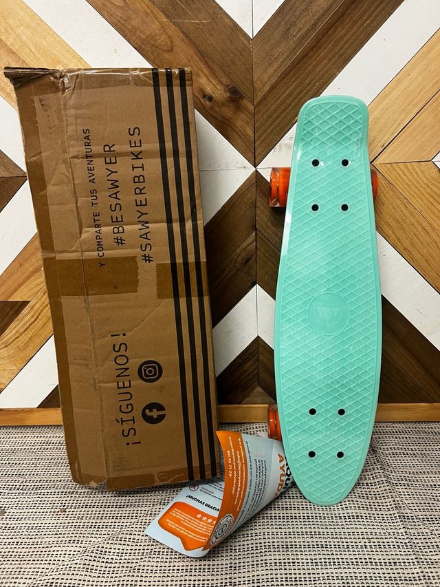Patinete Sawyer Bikes Mint + Casco