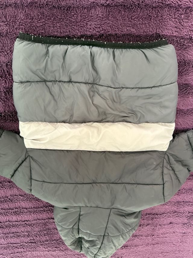 Chaqueta niño gris oscuro y gris claro