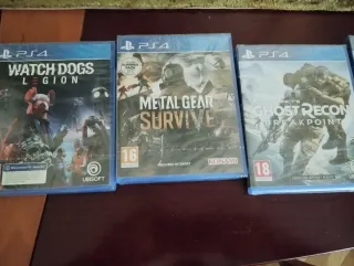 Lote 7 Videojuegos PS4 Precintados