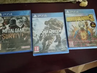 Lote 7 Videojuegos PS4 Precintados