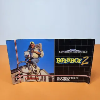 paperboy 2 per sega mega drive completo di manuale