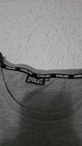 Camiseta Boxeo Everlast Talla 2XL Gris