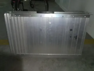 Rampa de aluminio plegable